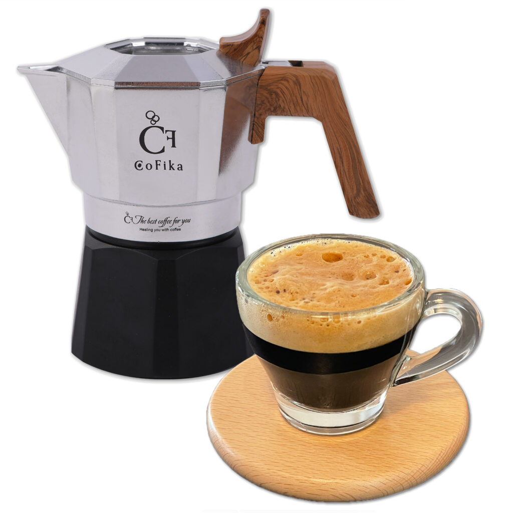 CoFika Crema Richと濃厚なクレマが出てるエスプレッソ
